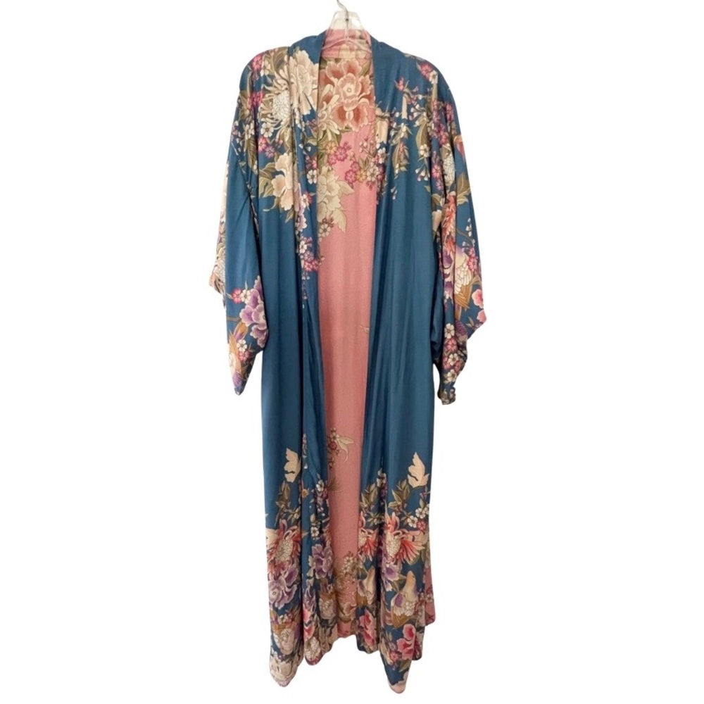 Spell & The Gypsy Collective Lolita Blue Skies Reversible Kimono in O/S